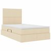 vidaXL Postel s &uacute;ložn&yacute;m prostorem a matrac&iacute; Kr&eacute;mov&aacute; 120 x 200 cm