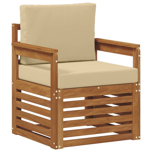 vidaXL Z&aacute;hradn&aacute; s&uacute;prava gaučov Mas&iacute;vne ak&aacute;ciov&eacute; drevo a polyester