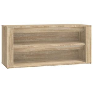 vidaXL Reg&aacute;l na top&aacute;nky dub sonoma 100x35x45 cm spracovan&eacute; drevo