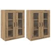 vidaXL Z&aacute;vesn&eacute; skrinky 2 ks dub artisan 69,5 x 34 x 90 cm