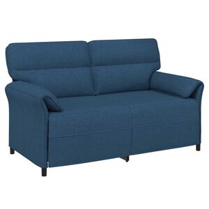 vidaXL Pohovka 100% polyester, kovov&yacute; r&aacute;m, MDF, Preglejka