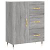 vidaXL Komoda siv&yacute; dub sonoma 69,5x34x90 cm kompozitn&eacute; drevo