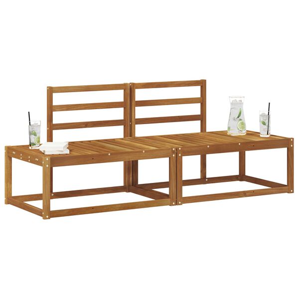 vidaXL Vonkaj&scaron;ia koncov&aacute; pohovka 2 Kus Pr&iacute;rodn&aacute; 182,5 x 63 x 73 cm