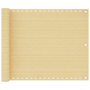 vidaXL Balk&oacute;nov&aacute; mark&iacute;za b&eacute;žov&aacute; 75x300 cm HDPE