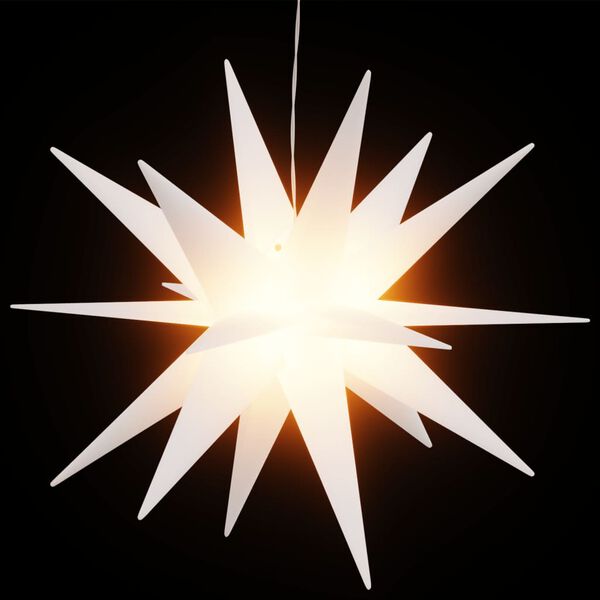 vidaXL Vianočn&eacute; svetl&aacute; s LED 3 ks skladacie biele 100 cm