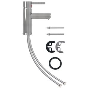 vidaXL K&uacute;pelňov&aacute; vodovodn&aacute; bat&eacute;ria, strieborn&aacute; 130x176 mm