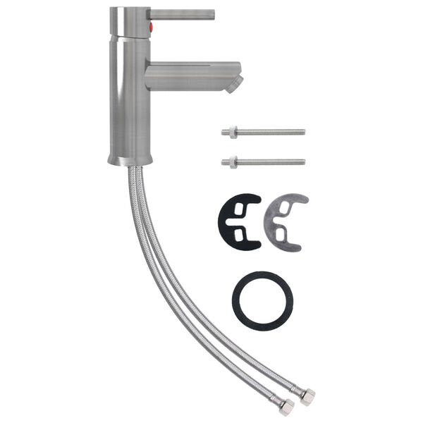 vidaXL K&uacute;pelňov&aacute; vodovodn&aacute; bat&eacute;ria, strieborn&aacute; 130x176 mm