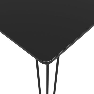 vidaXL Barový stolík čierny 120x60x105 cm