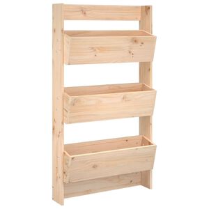 vidaXL N&aacute;stenn&yacute; kvetin&aacute;č 3-poschodov&yacute; 60x18,5x110 cm mas&iacute;vna borovica