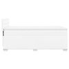 vidaXL Boxspring posteľ s matracom biela 90x190 cm umelá koža