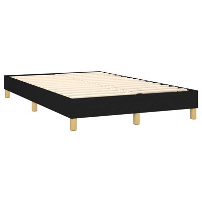 vidaXL Boxspring posteľ s matracom čierny 120x200 cm látka