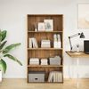 vidaXL Knižnica dub artisan 80x30x152 cm kompozitn&eacute; drevo