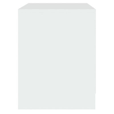 vidaXL Nočný stolík biely 45x34,5x44,5 cm drevotrieska