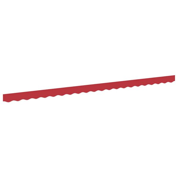 vidaXL Markízový volán Červená 580 x 20 cm Plátno