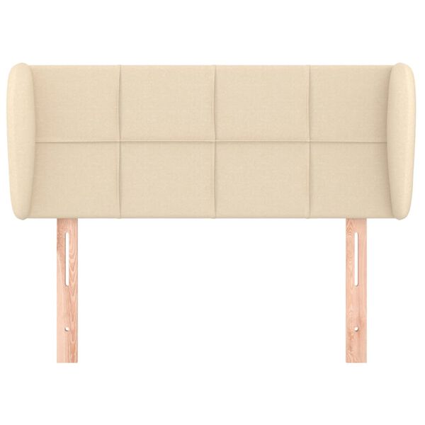 vidaXL Čelo postele so z&aacute;hybmi kr&eacute;mov&yacute; 103x23x78/88 cm l&aacute;tka