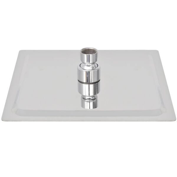 vidaXL Dažďová sprchová hlavica, nehrdzavejúca oceľ 20x20cm, štvorcová