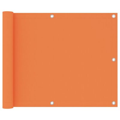 vidaXL Balkónová markíza, oranžová 75x400 cm, oxfordská látka
