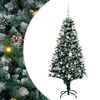 vidaXL Umel&yacute; vianočn&yacute; stromček Zelen&aacute; 150 cm PVC a Oceľ a Plast