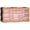 vidaXL Organiz&eacute;r s 22 z&aacute;suvkami 49x16x25,5 cm
