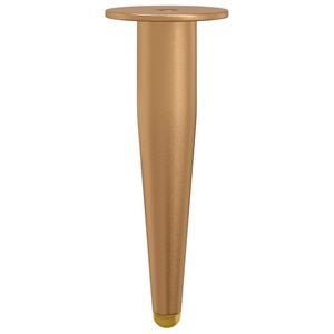 vidaXL Stojace nohy 2 ks Zlat&aacute; 98 x 40 mm Železo