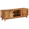 vidaXL TV skrinka, masívne akáciaové drevo 118x30x40 cm