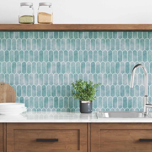 vidaXL Dekorat&iacute;vne n&aacute;lepky 10 pcs Zelen&aacute; 30 x 30 x 0,8 cm