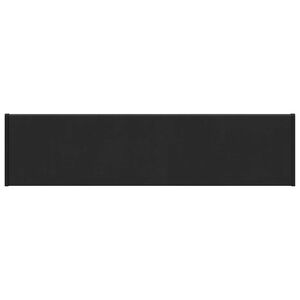 vidaXL Parapetn&eacute; dosky Čierne s drevenou text&uacute;rou 60 x 25 x 4,5 cm PVC