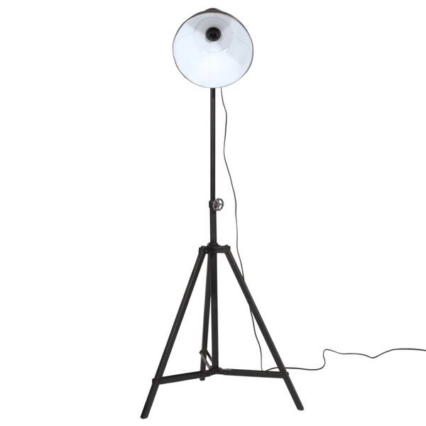 vidaXL Podlahov&aacute; lampa 25 W čierna 61x61x90/150 cm E27