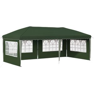 vidaXL Pr&iacute;stre&scaron;ok na p&aacute;rty 575 x 289 x 245 cm Zelen&aacute;