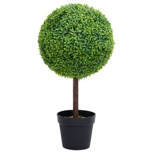 vidaXL Umel&yacute; kru&scaron;p&aacute;n v tvare gule s kvetin&aacute;čom zelen&yacute; 71 cm