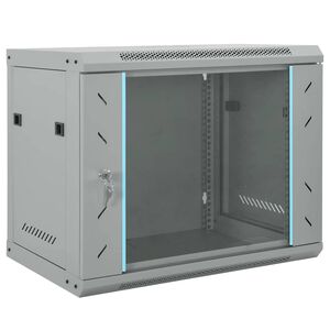 vidaXL Sieťov&yacute; kabinet s &uacute;ložiskom Siv&aacute; 60 x 45 x 50 cm Oceľ