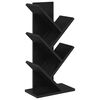 vidaXL Knižnica na stromy 4-&uacute;rovňov&aacute; 30 x 18 x 60 cm Kompozitn&eacute; drevo