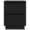vidaXL Nočn&yacute; stol&iacute;k Čierny dub 39 x 34,5 x 50 cm Kompozitn&eacute; drevo
