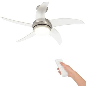 vidaXL Stropn&yacute; ventil&aacute;tor s osvetlen&iacute;m a diaľkov&yacute;m ovl&aacute;dan&iacute;m &Oslash; 110 cm