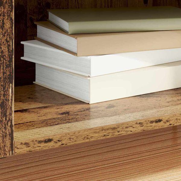 vidaXL Skrinka na gramof&oacute;nov&eacute; platne Star&eacute; drevo 121 x 38 x 48 cm