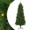 vidaXL Vianočn&yacute; stromček s 300 LED-i so stojanom Zelen&aacute; 240 cm PE