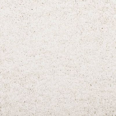vidaXL Chlpatý koberec vysoký vlas moderný krémový 60x110 cm