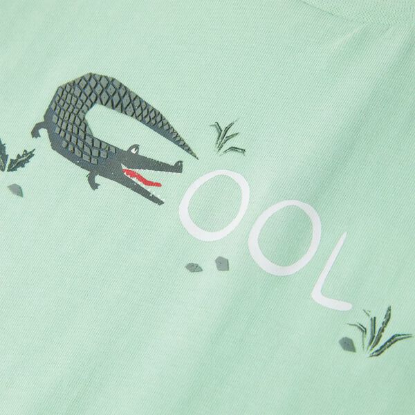 Detské tričko s krátkymi rukávmi svetlozelené 104