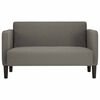 vidaXL Loveseat Pohovka Svetlosiv&aacute; 109 cm Man&scaron;estrov&aacute; l&aacute;tka