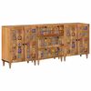 vidaXL Serv&iacute;rovacia skriňa 3 ks 60 x 33,5 x 75 cm Mas&iacute;vne mango drevo