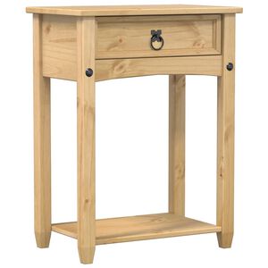 vidaXL Konzolov&yacute; stol&iacute;k Corona 55x35x73 cm borovicov&yacute; mas&iacute;v