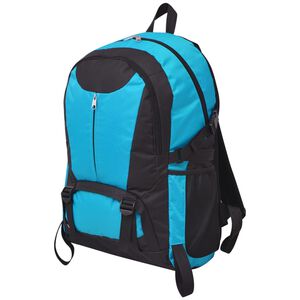 vidaXL Turistick&yacute; batoh, 40 l, čierno-modr&yacute;