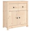 vidaXL Komoda 70x35x80 cm borovicov&yacute; mas&iacute;v