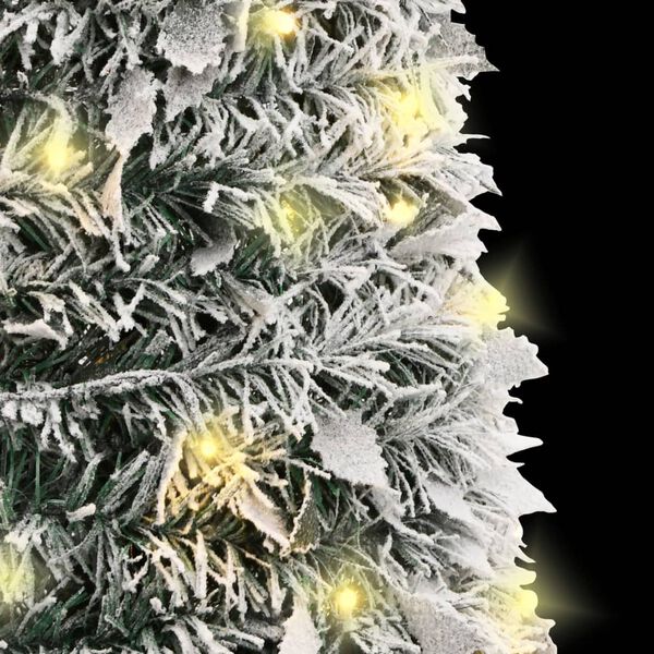vidaXL Umelý vianočný stromček vyskakovací vločky snehu 100 LED 150 cm