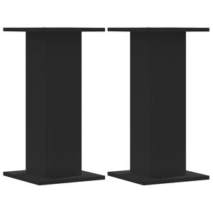 vidaXL Stojany na reproduktor 2 ks čierne 30x30x60 cm kompozitn&eacute; drevo