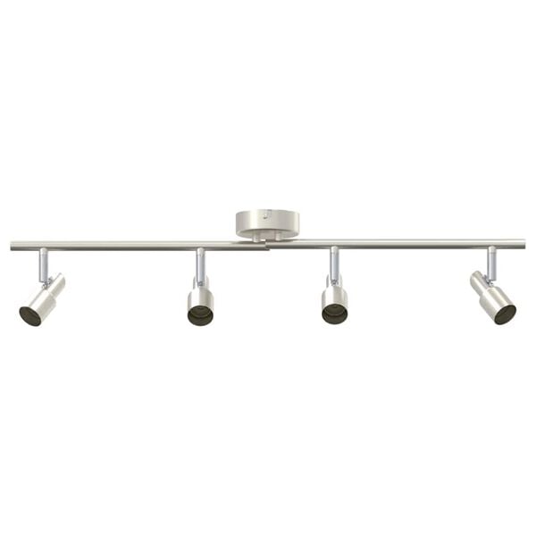 vidaXL Stropn&eacute; bodov&eacute; svetlo so bodmi Niklov&aacute; 70 x 9 x 12,5 cm Oceľ