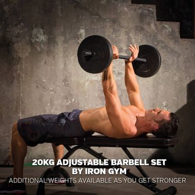 Iron Gym Nastaviteľná obojručná činka 20 kg IRG034