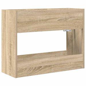 vidaXL Stojan na slnečn&iacute;k Sonoma dub 65 x 24 x 50 cm Kompozitn&eacute; drevo