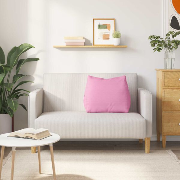 vidaXL Podu&scaron;ka na chrb&aacute;t Ružov&aacute; 60 x 20 x 50 cm l&aacute;tka