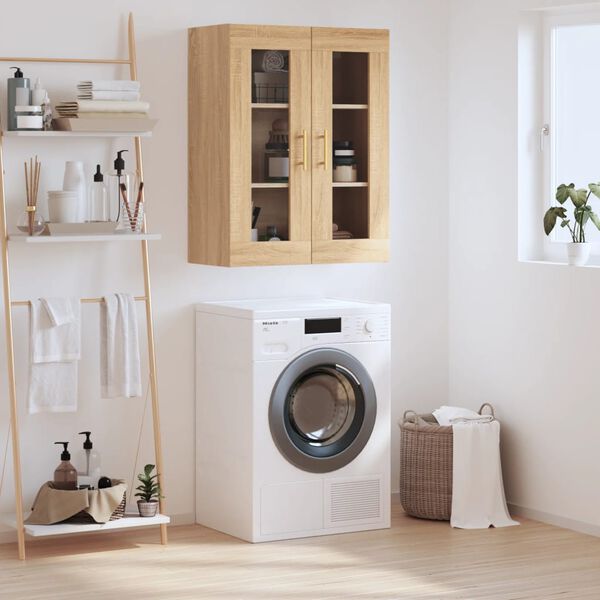 vidaXL N&aacute;stenn&aacute; TV skrinka dub sonoma 69,5x34x90 cm